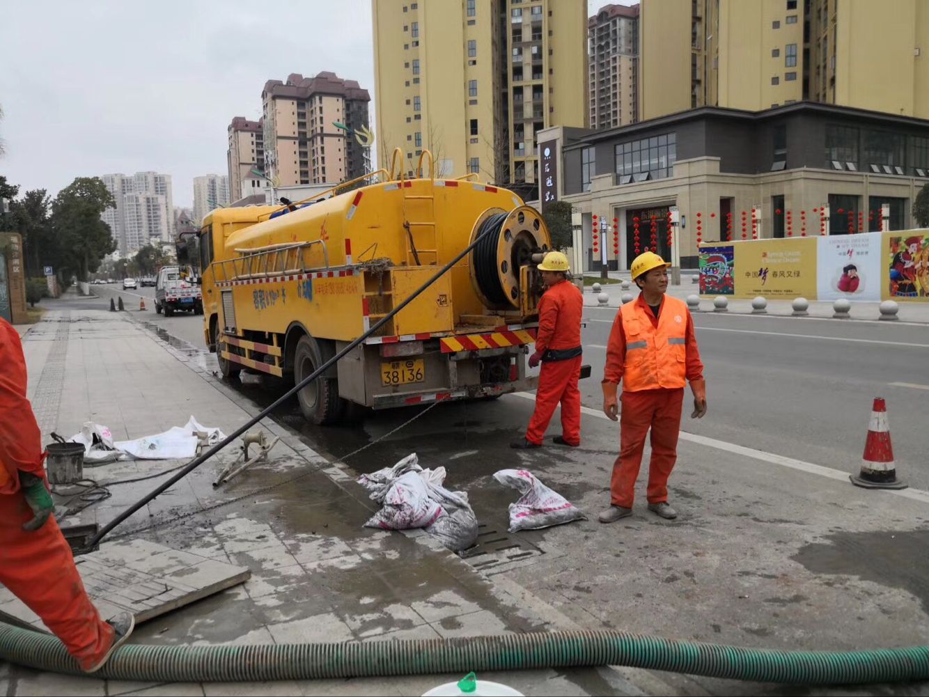资阳排污管道清淤-管道清洗